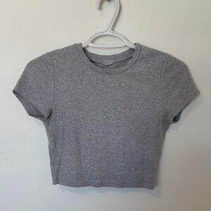 Garage Heather Gray Women's Crop Top